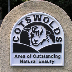 Cotswolds aonb sign