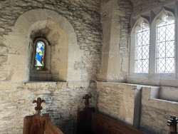 Inside Holyrood church Shilton