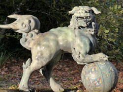 Lion of Batsford Arboretum