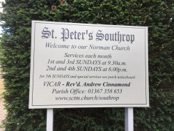 St Peters church Southrop