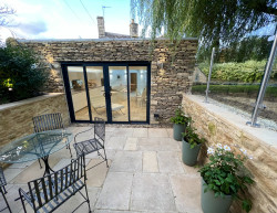 Culls Cottage lower terrace
