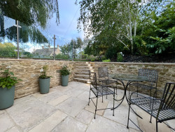 Culls Cottage lower terrace