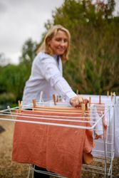 Pegging out the washing