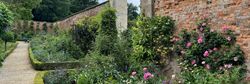 Buscot Manor garden borders
