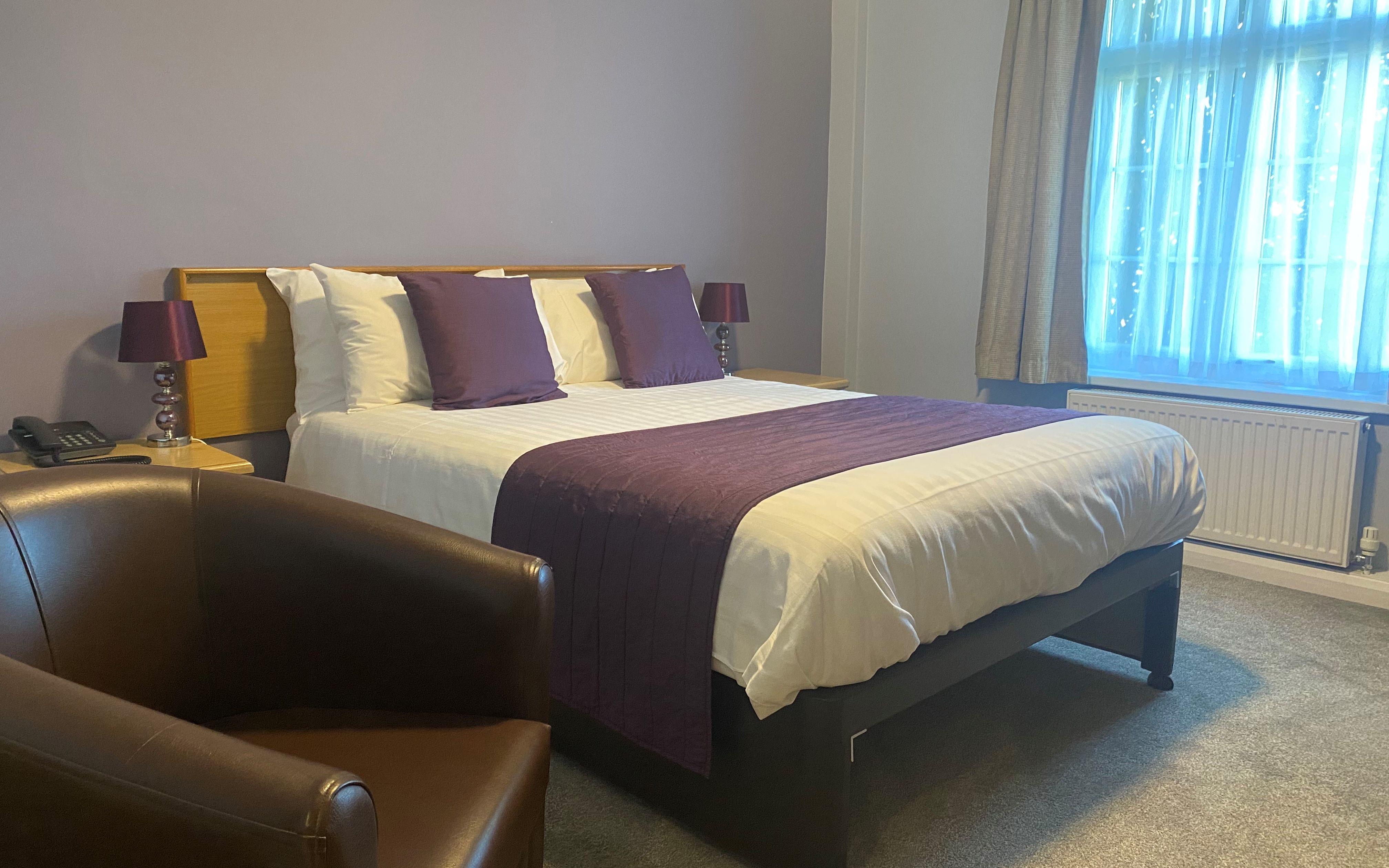 Large Double bed & chair