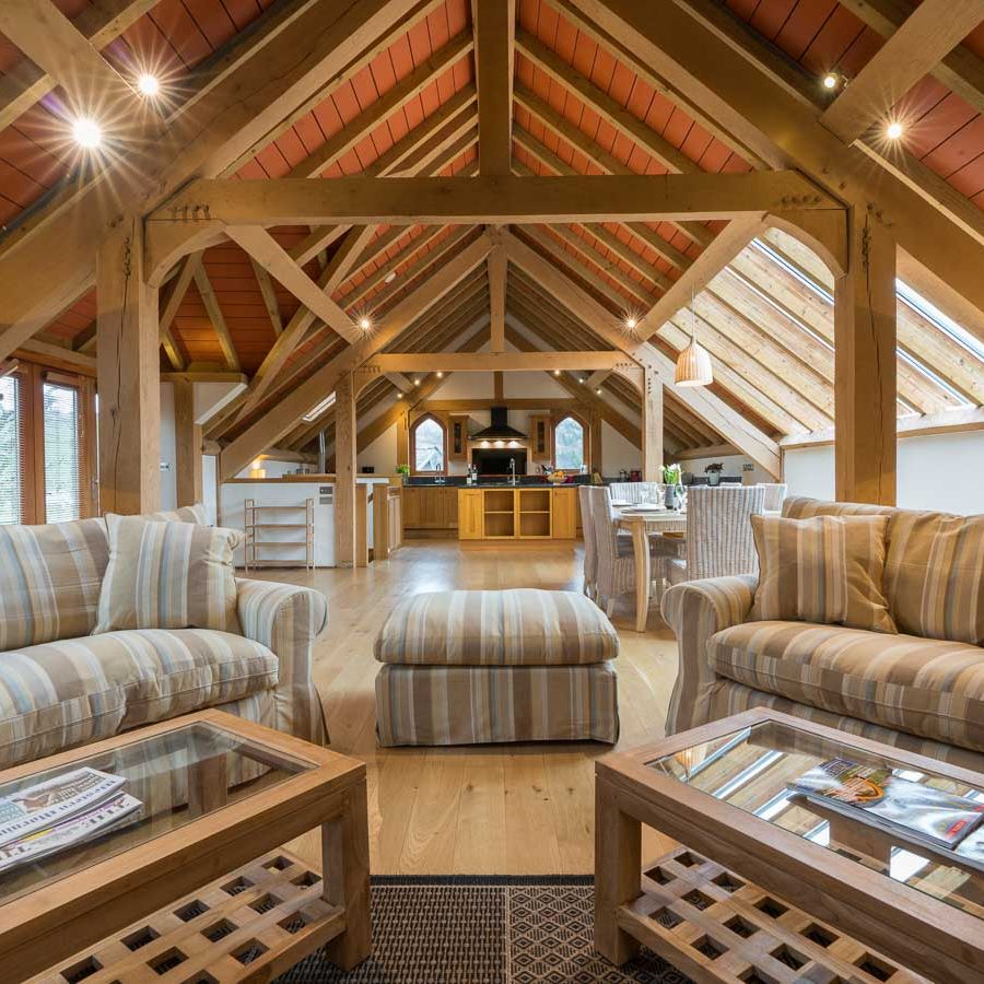 Orchard Lodge - Living area