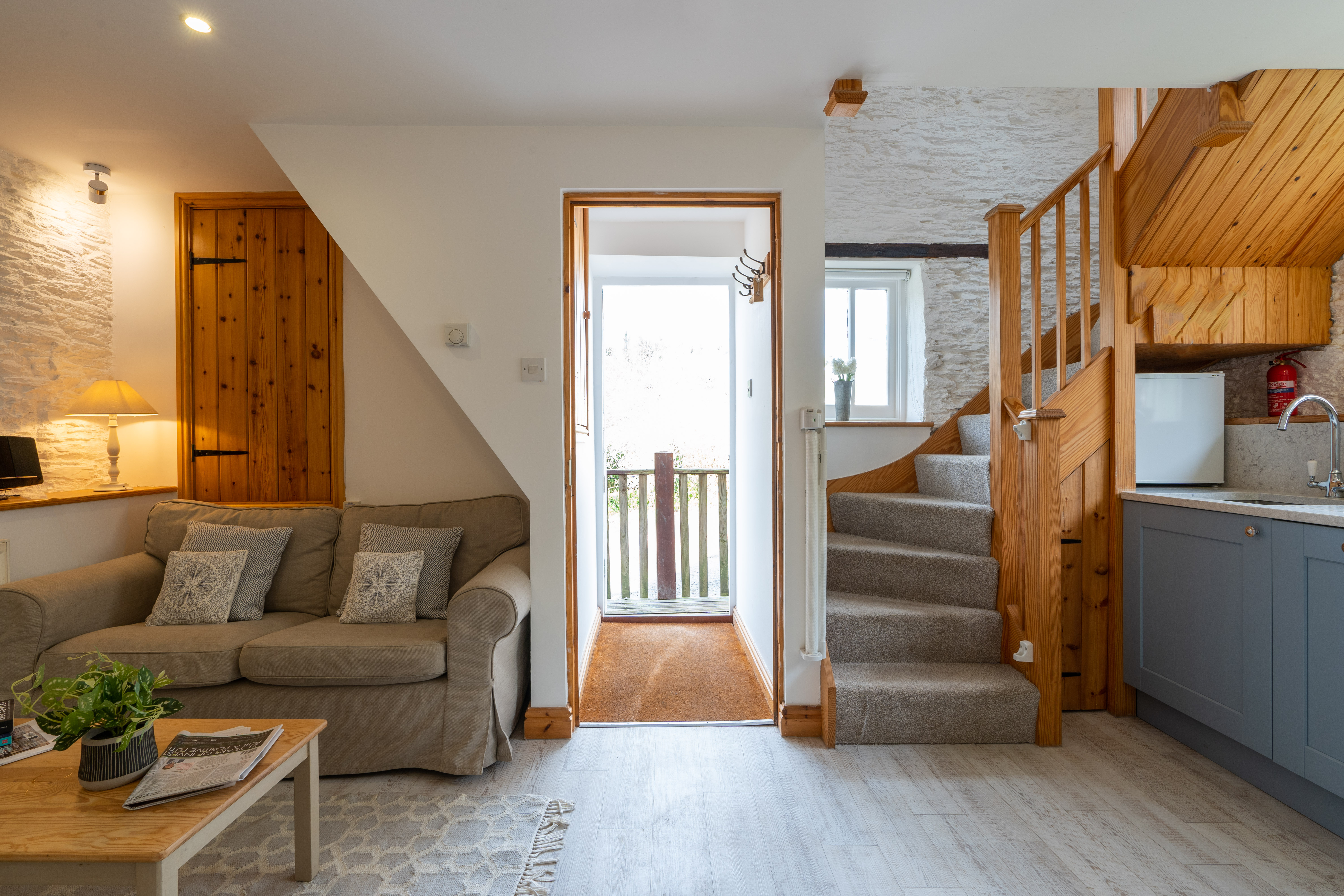 The dairy living area