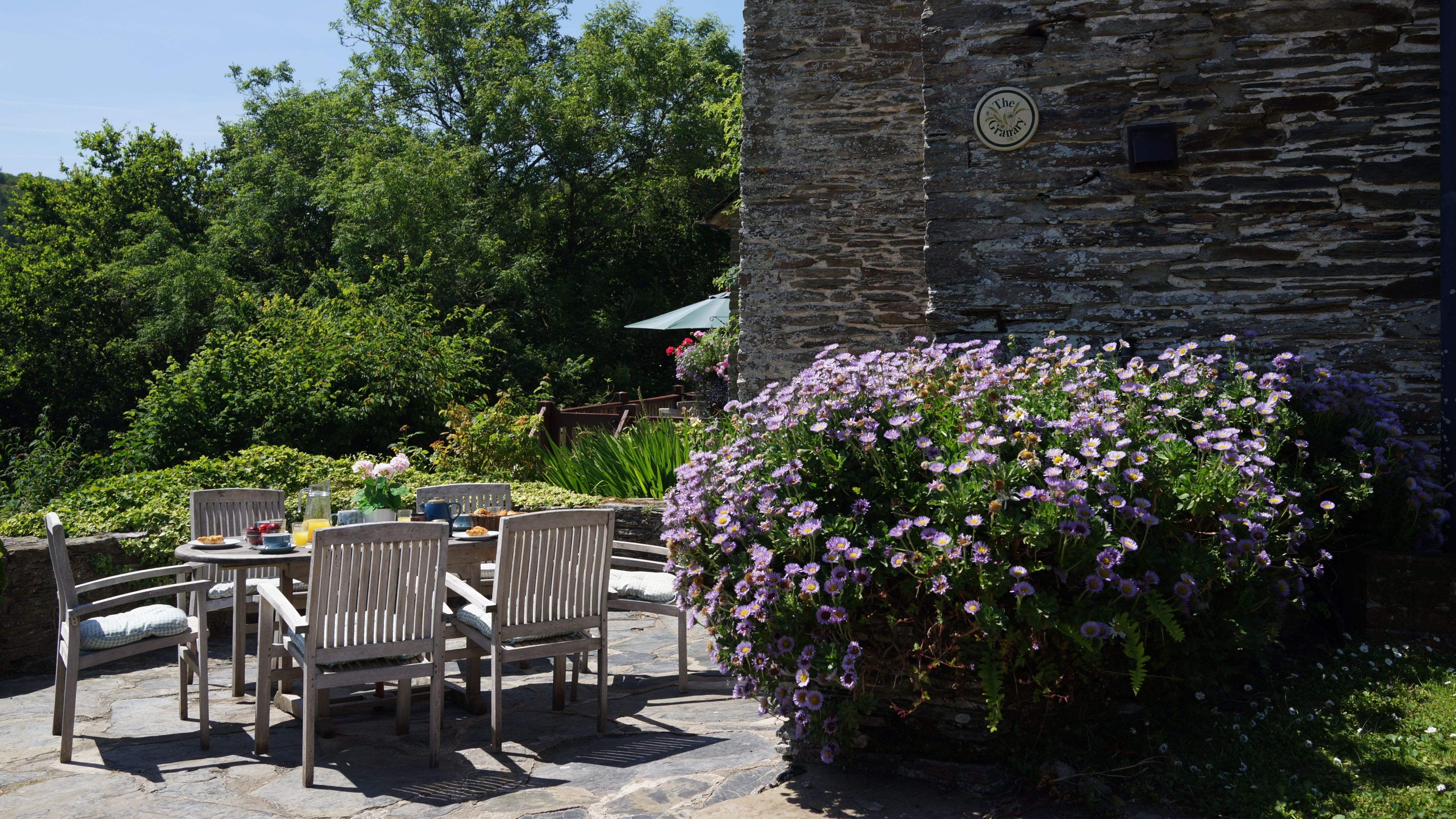 Granary outside seating area