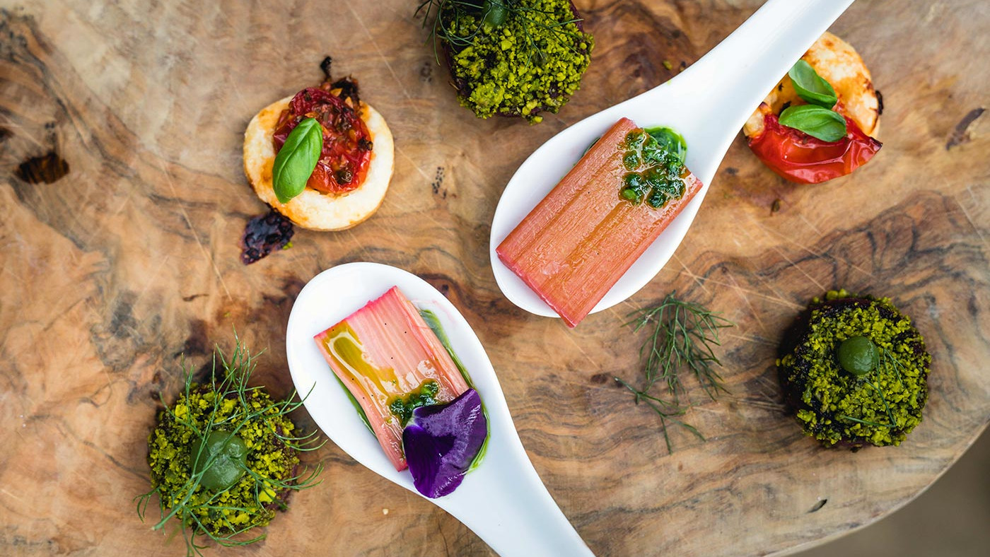 Food Drink Devon Canapes on board