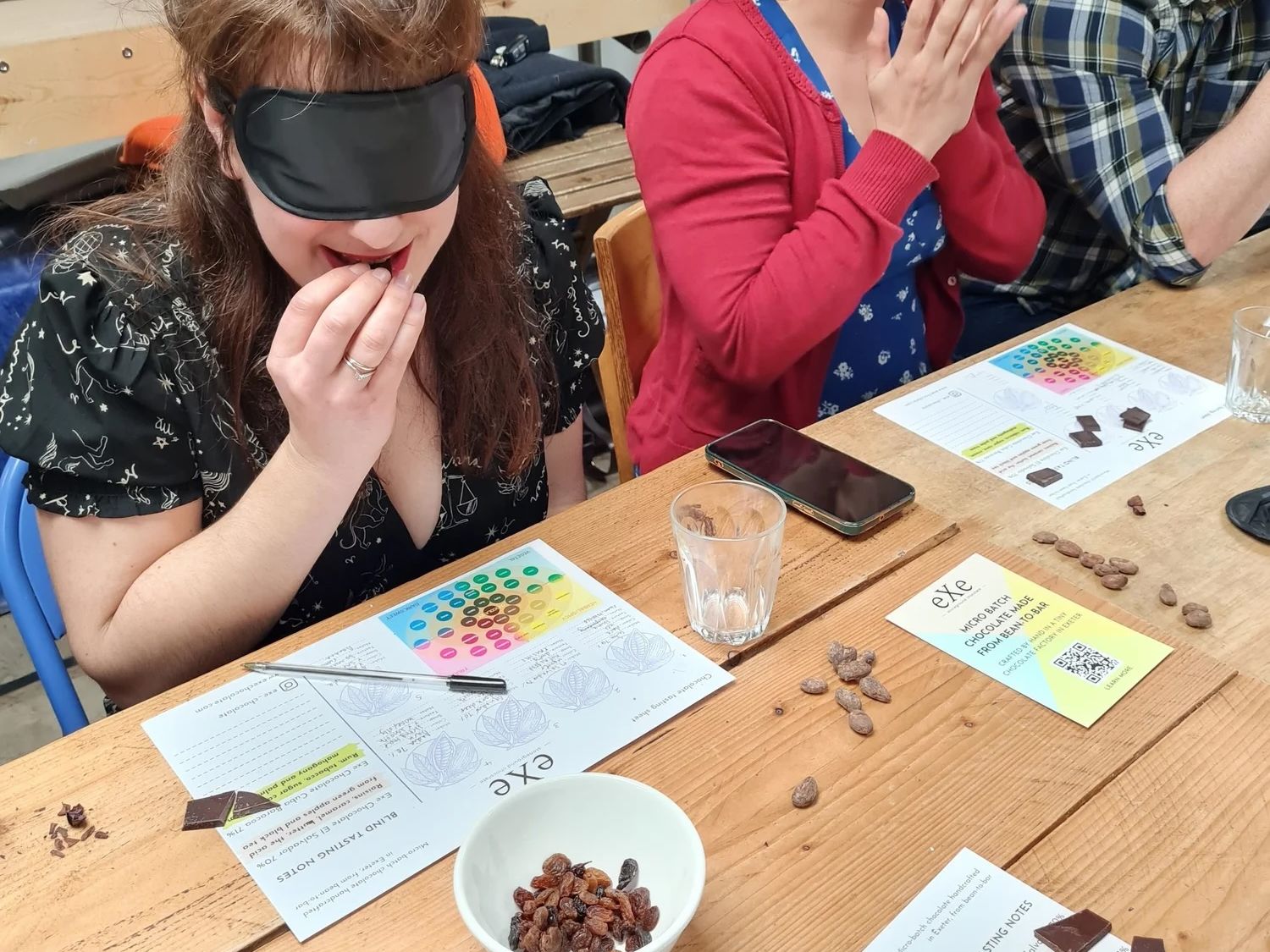 Nicola's chocolate tasting