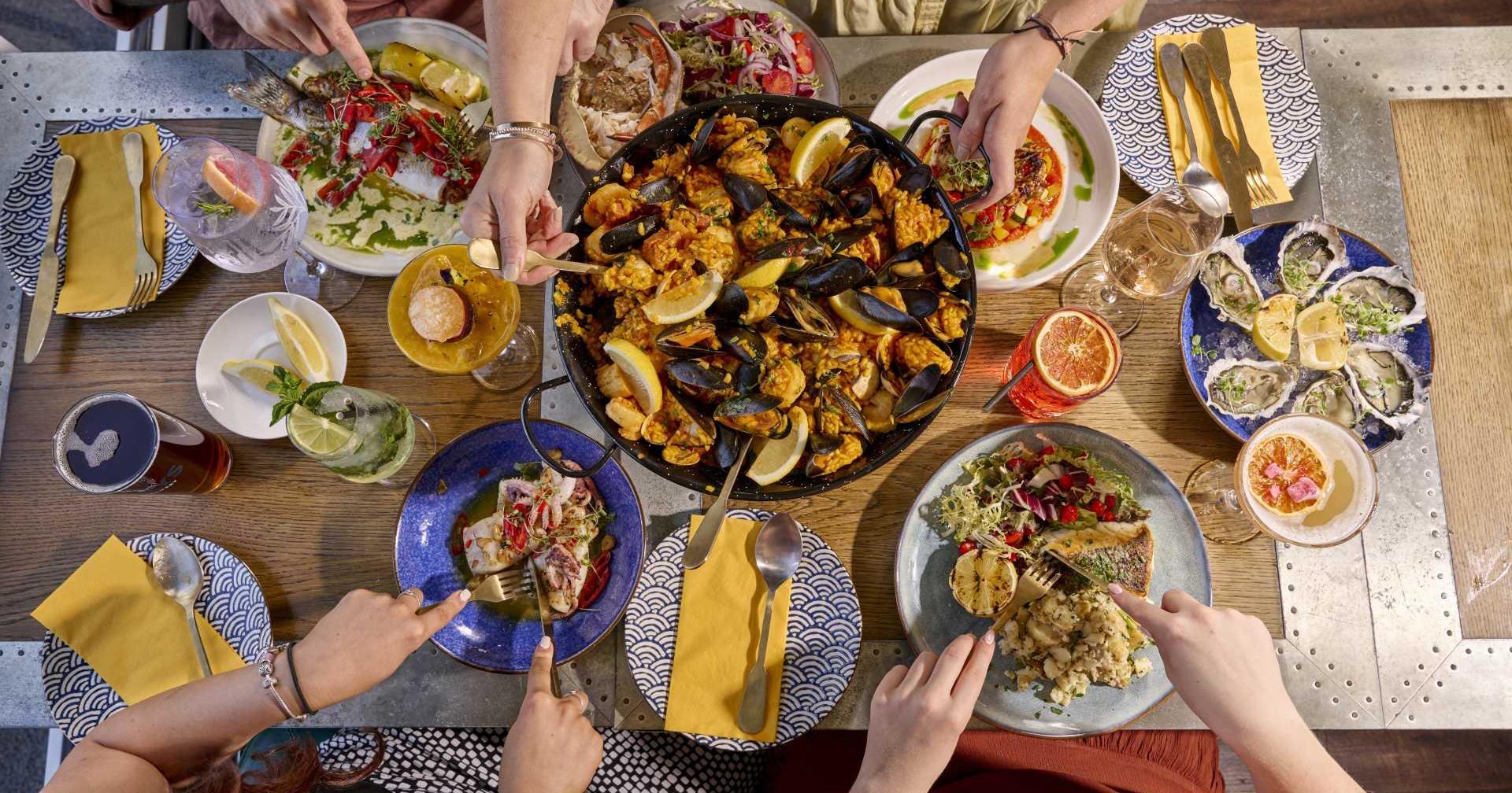 England's seafood feast
