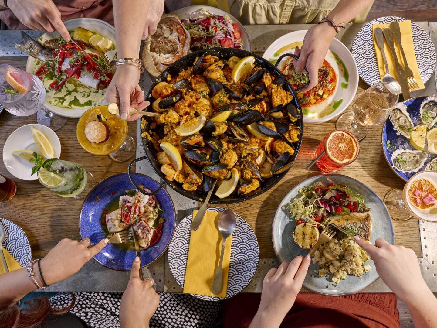 England's seafood feast
