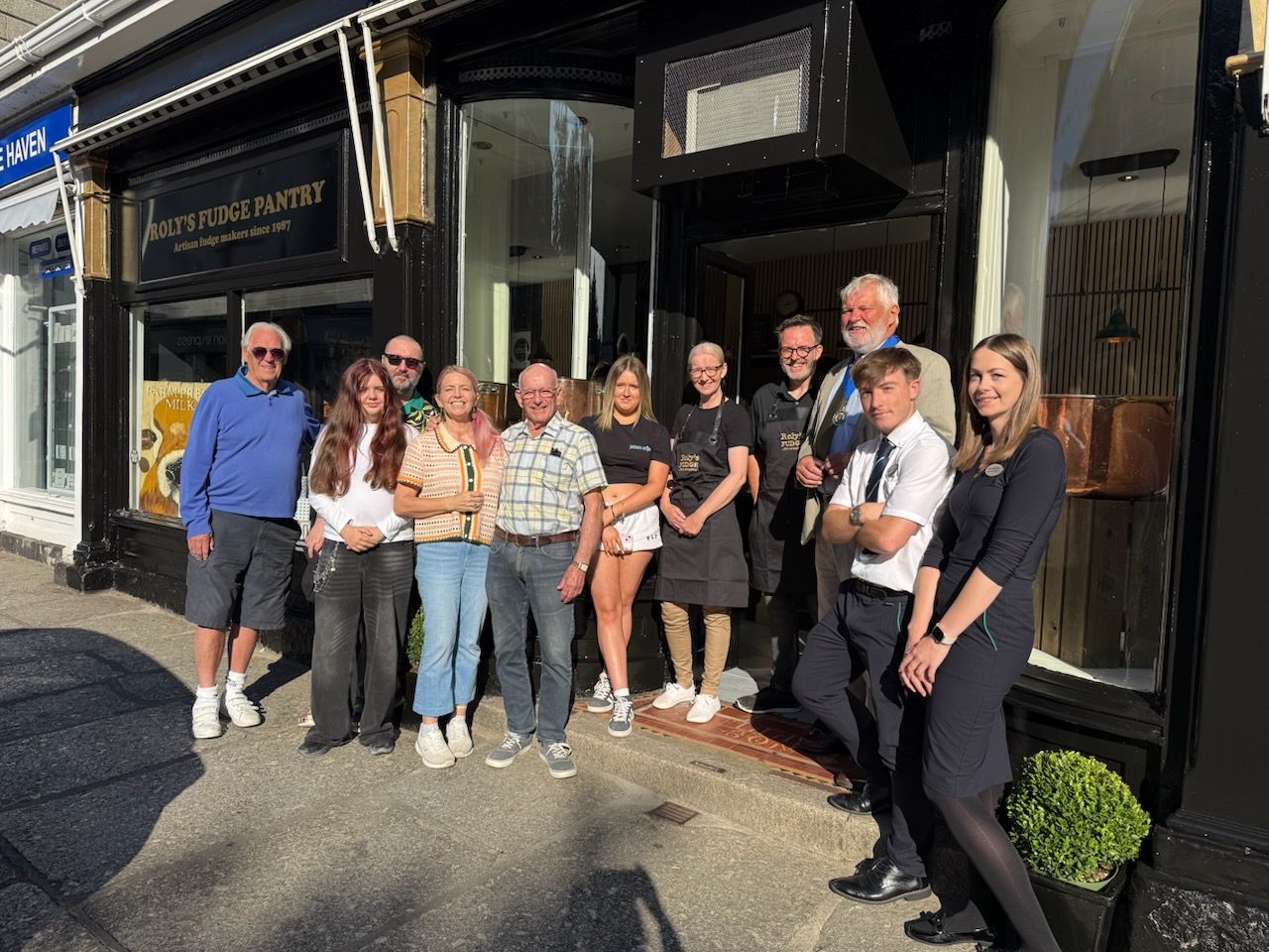 Roly's Fudge Tavistock launch