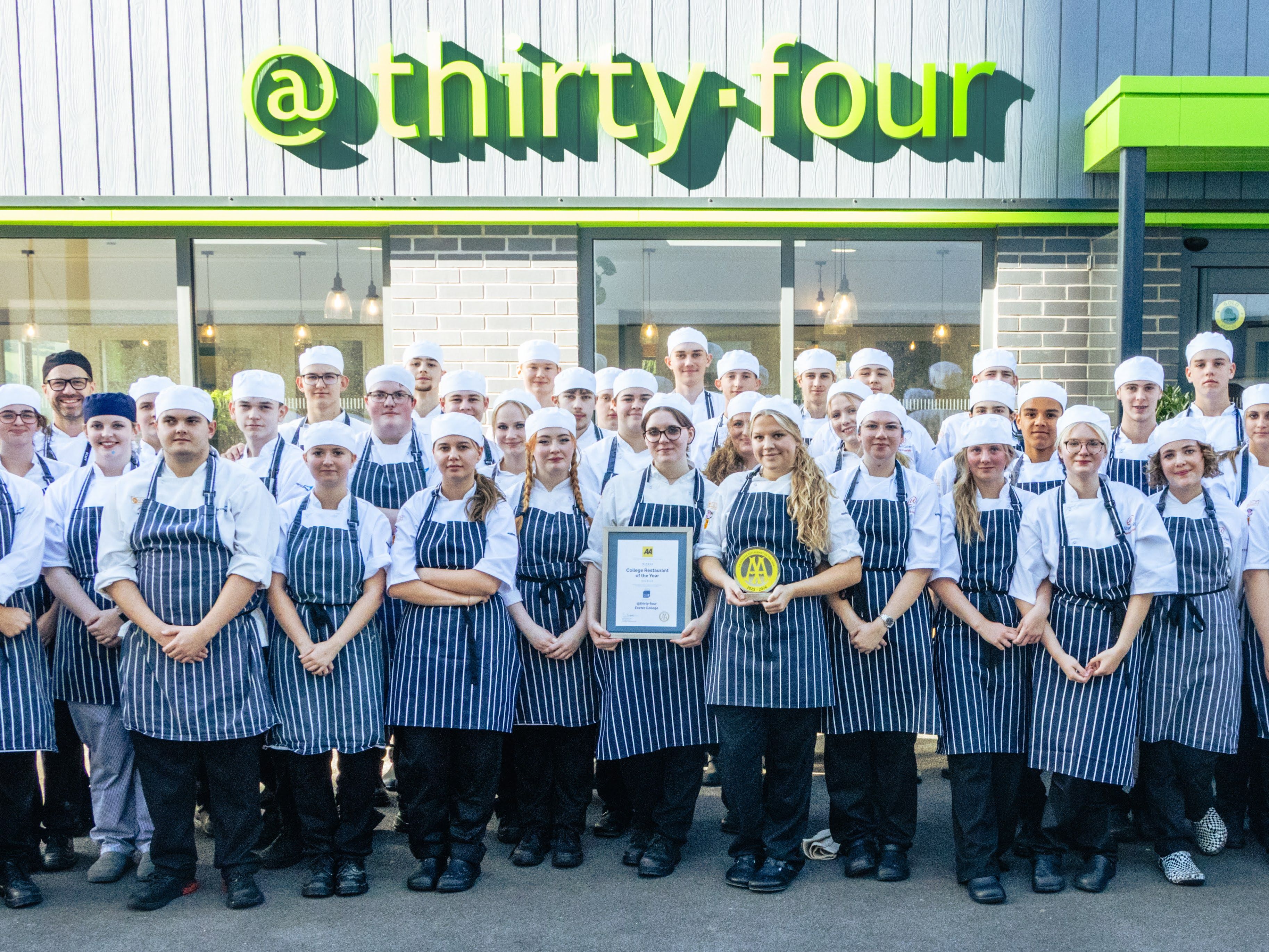 Exeter College 34 Hospitality AA Award 2025