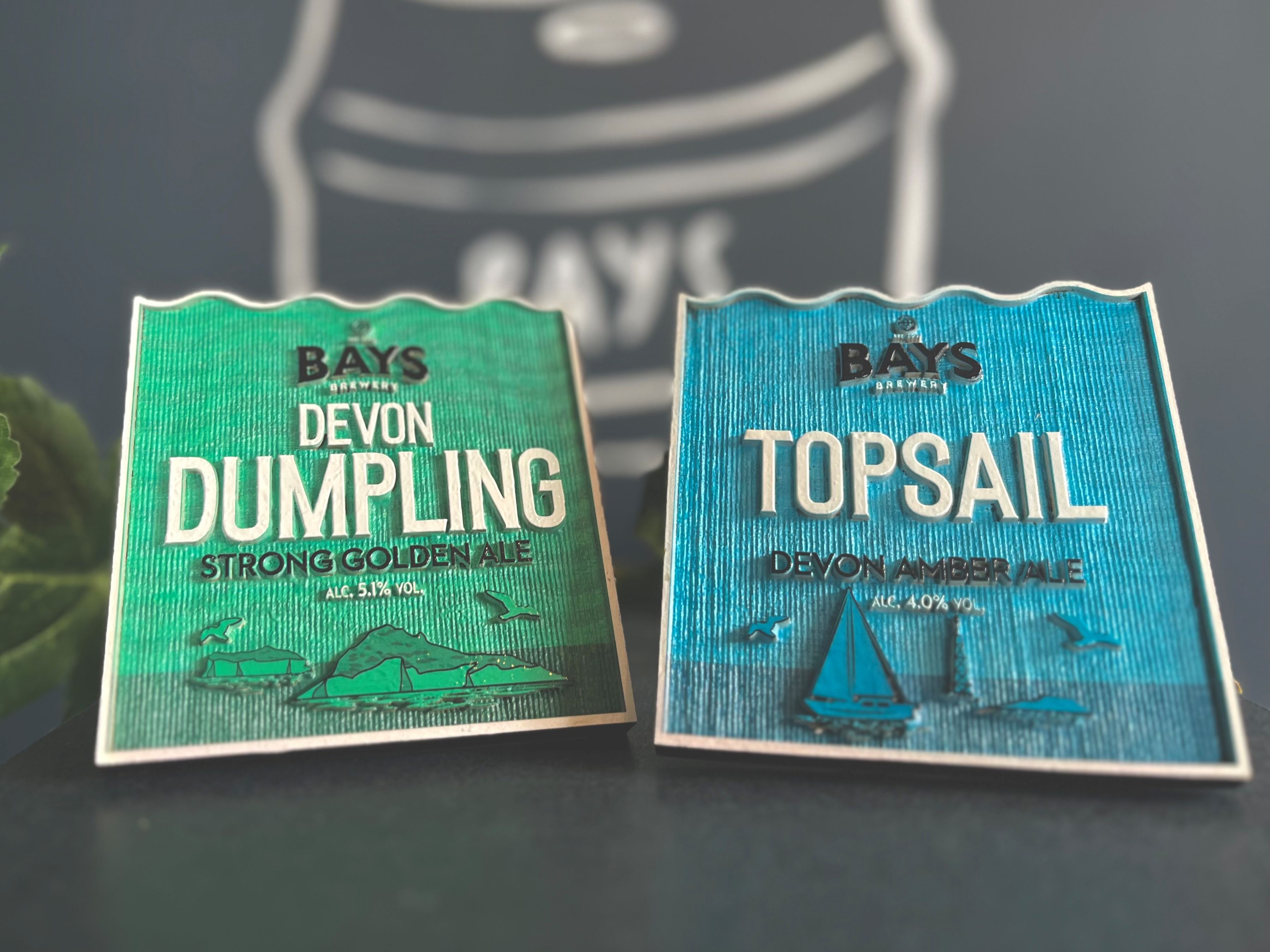 Bays Brewery Wooden Clips