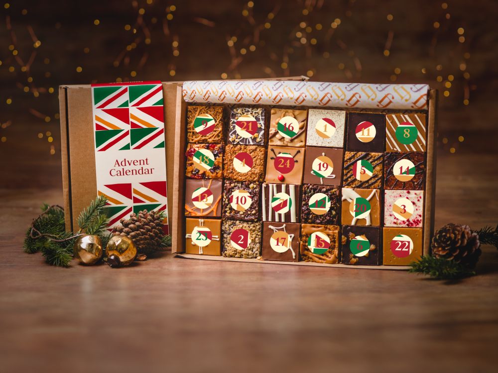 Flapjackery Advent Calander with numbers