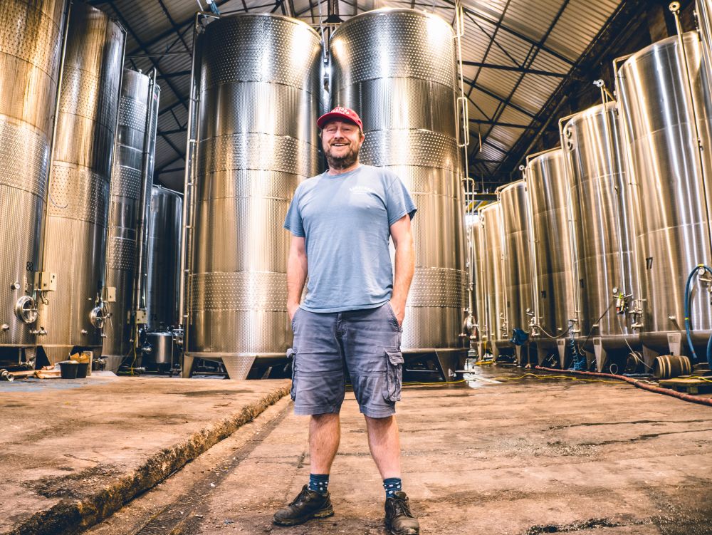 Sandford Orchards  Barny with tanks