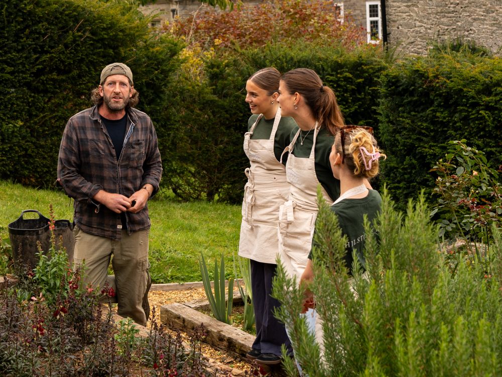 Shilstone garden and staff