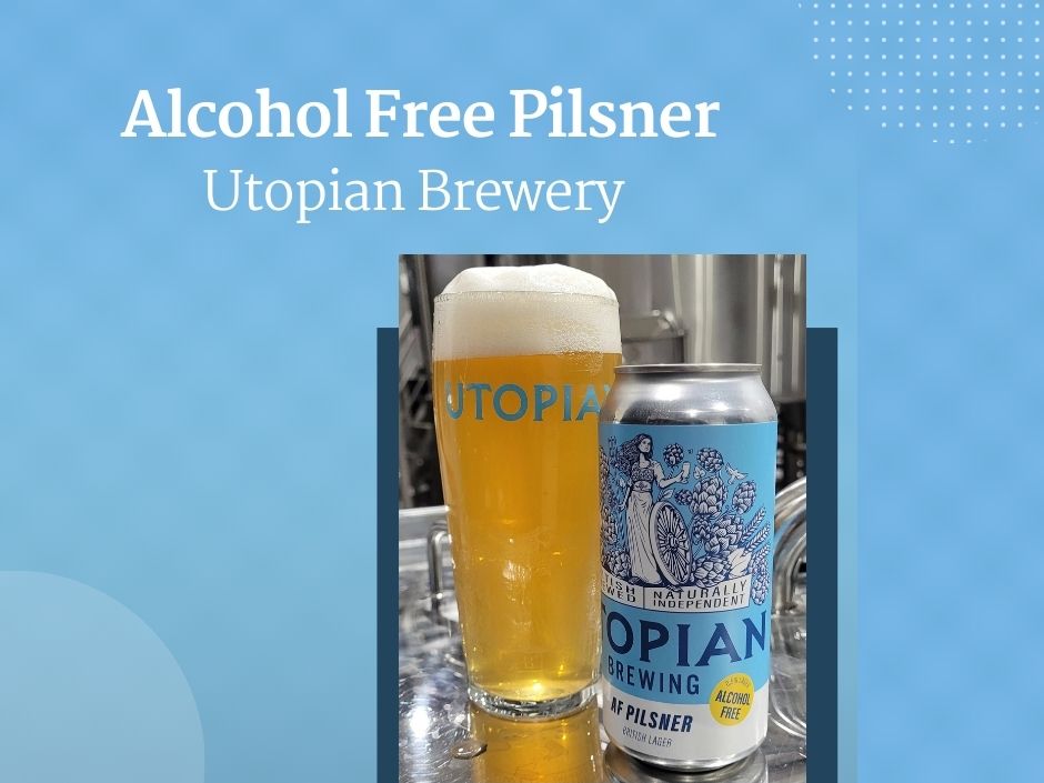 Utopian alcohol free lager