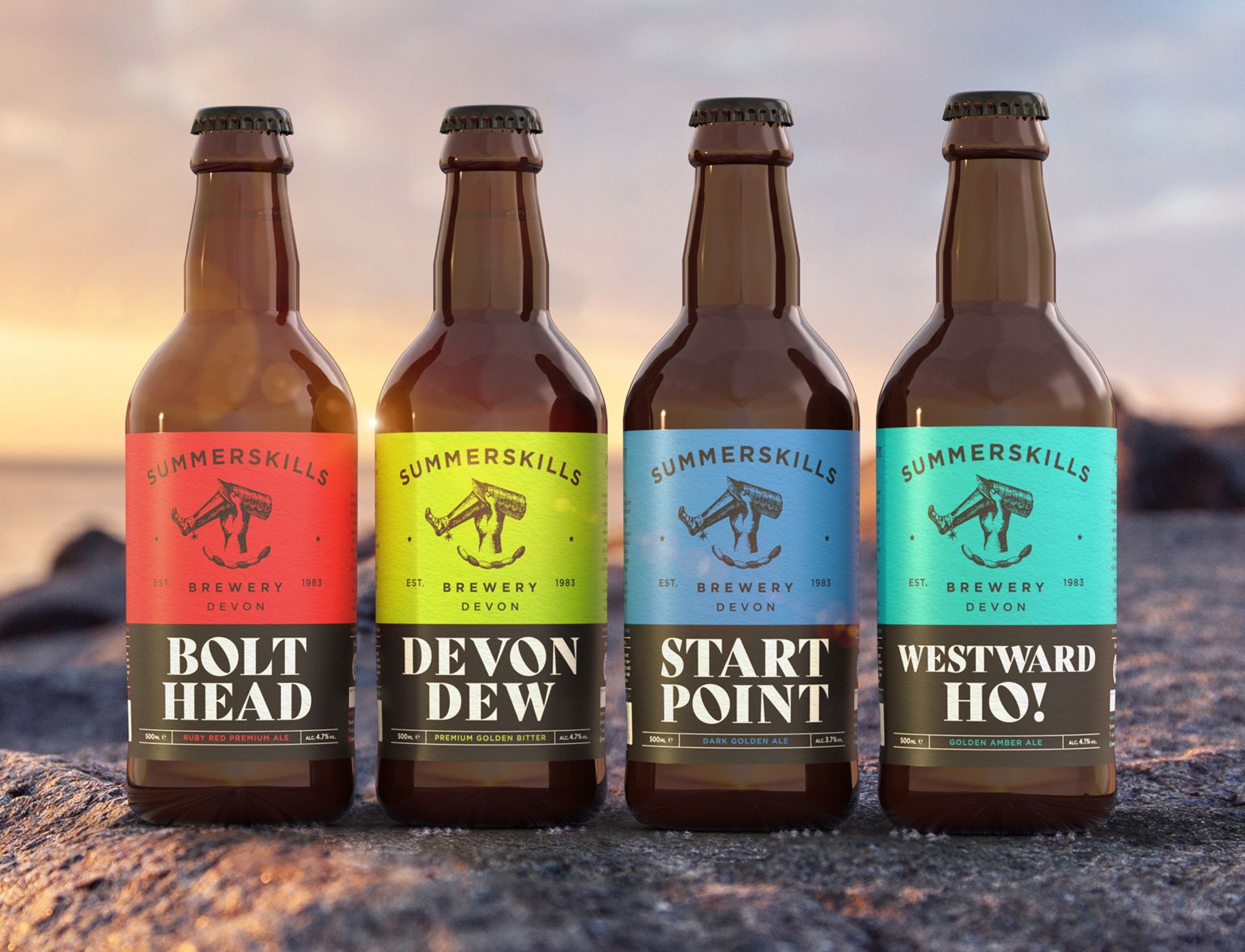 Summerskills bottled beer range