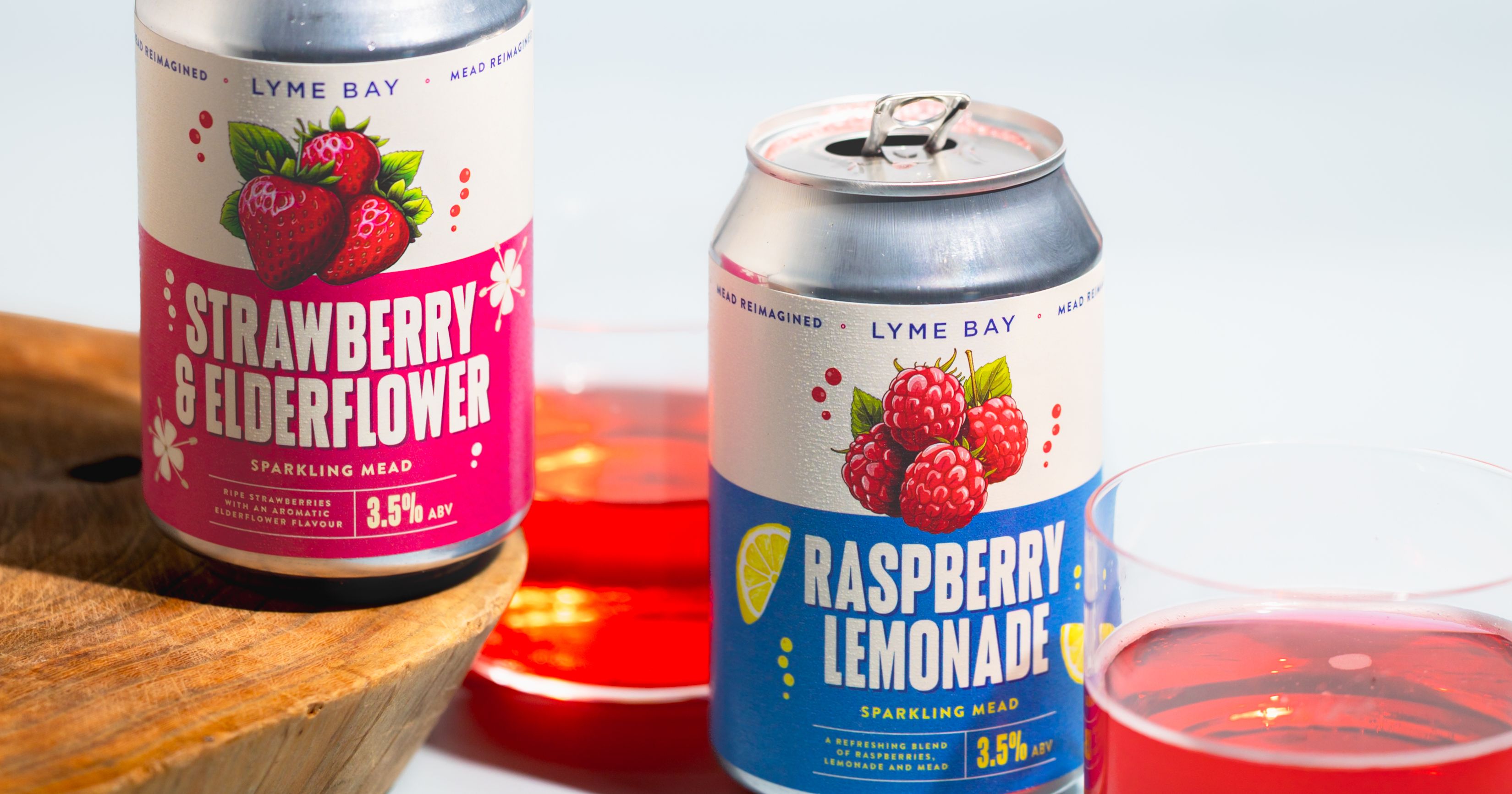 New sparkling mead in vibrant berry flavours from Lyme Bay Winery