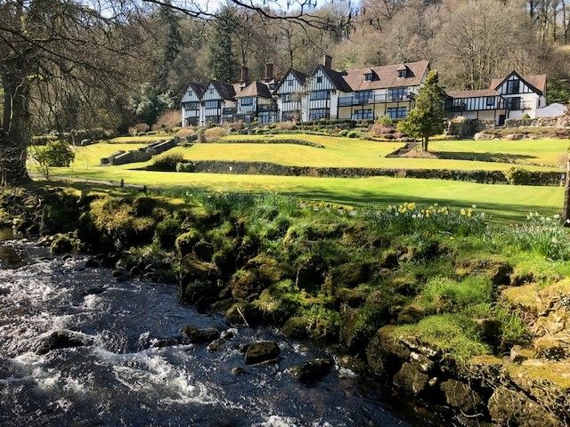 Gidleigh Main House and River Summer