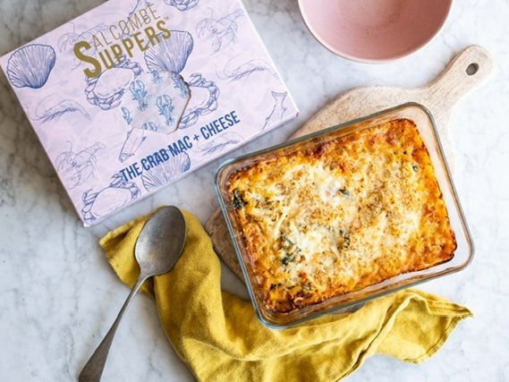 Salcombe Suppers Crab Mac + Cheese