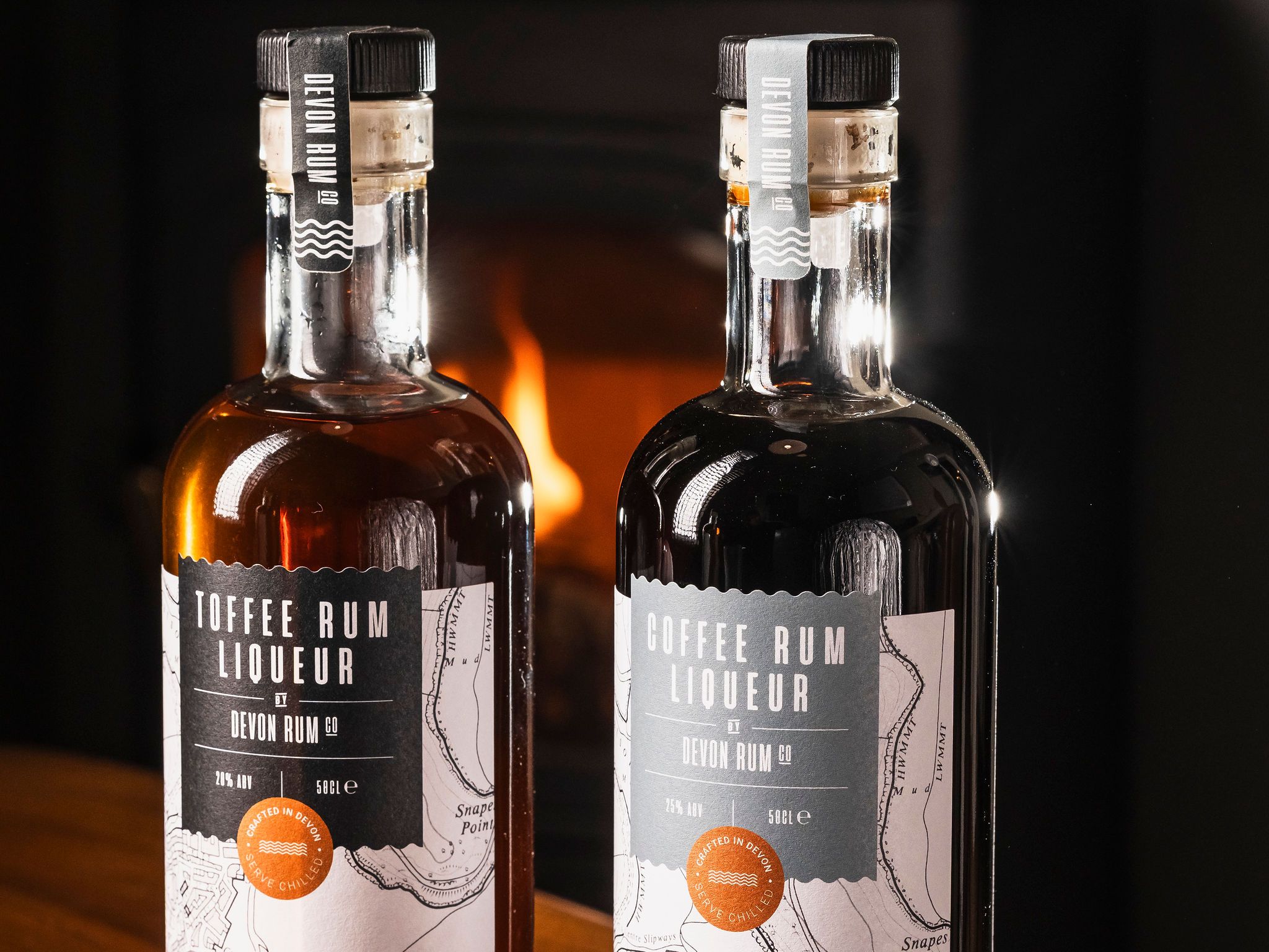 Devon Rum liqueurs