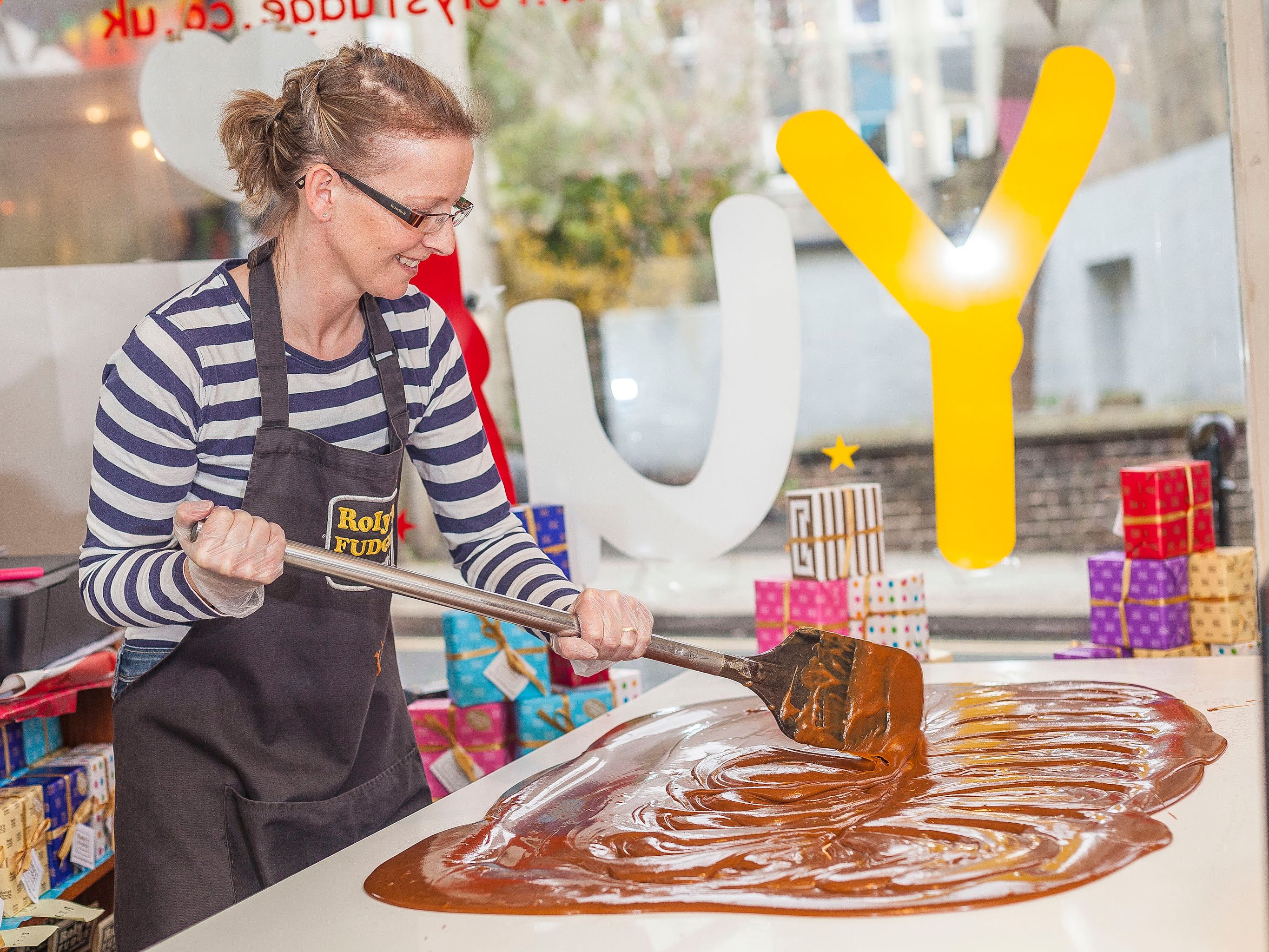 Rolys Fudge making