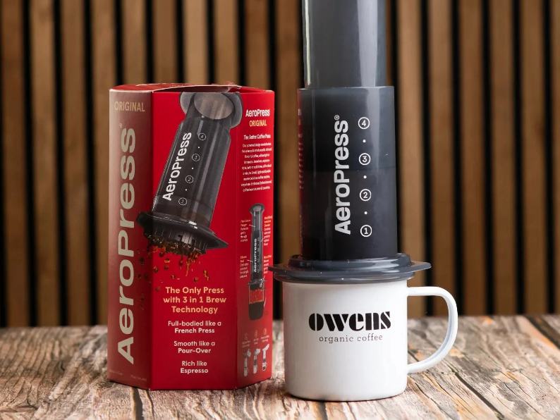 Owens Organic Coffee Aeropress Prize Bundle