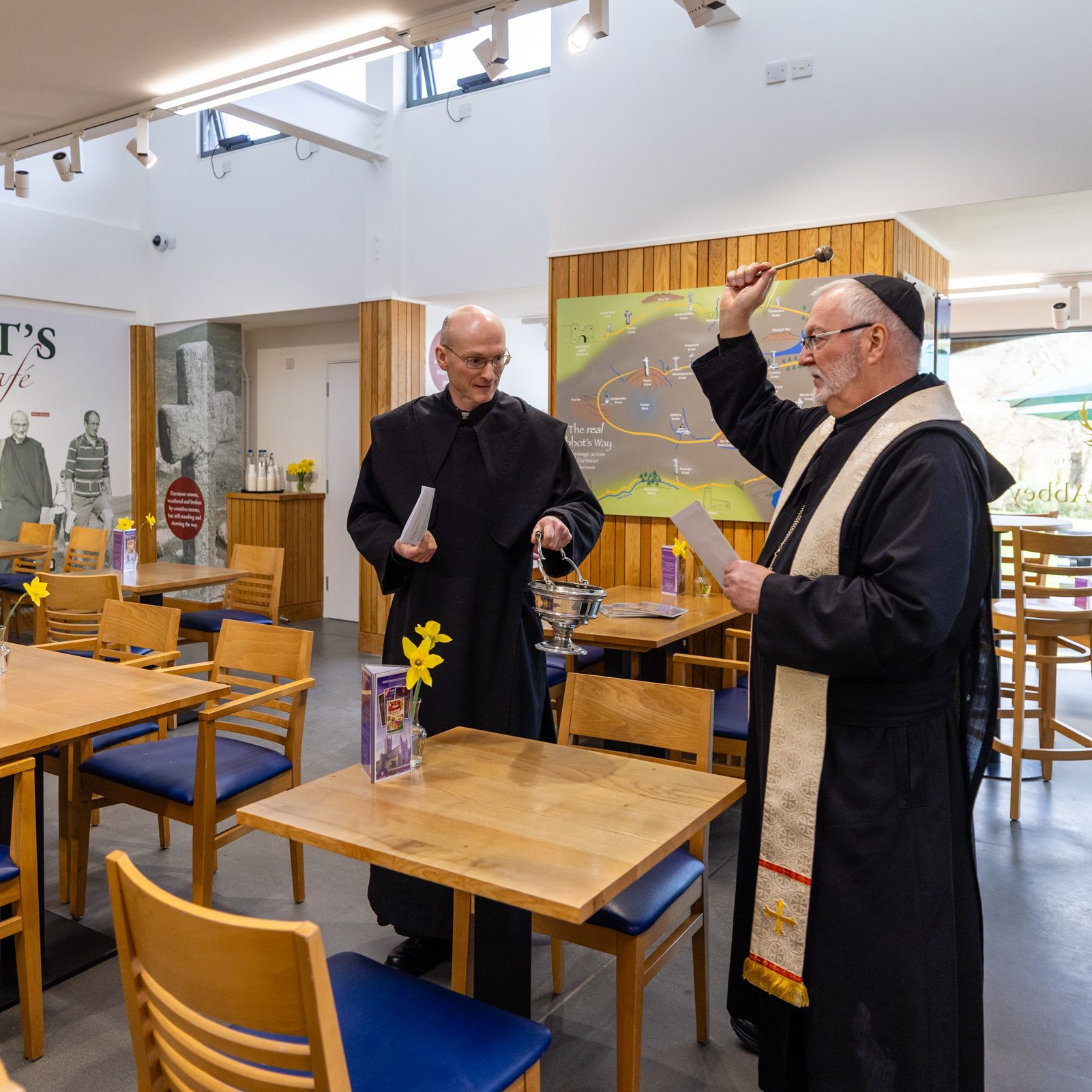 Buckfast Abbey Abbot's Way Cafe Blessing