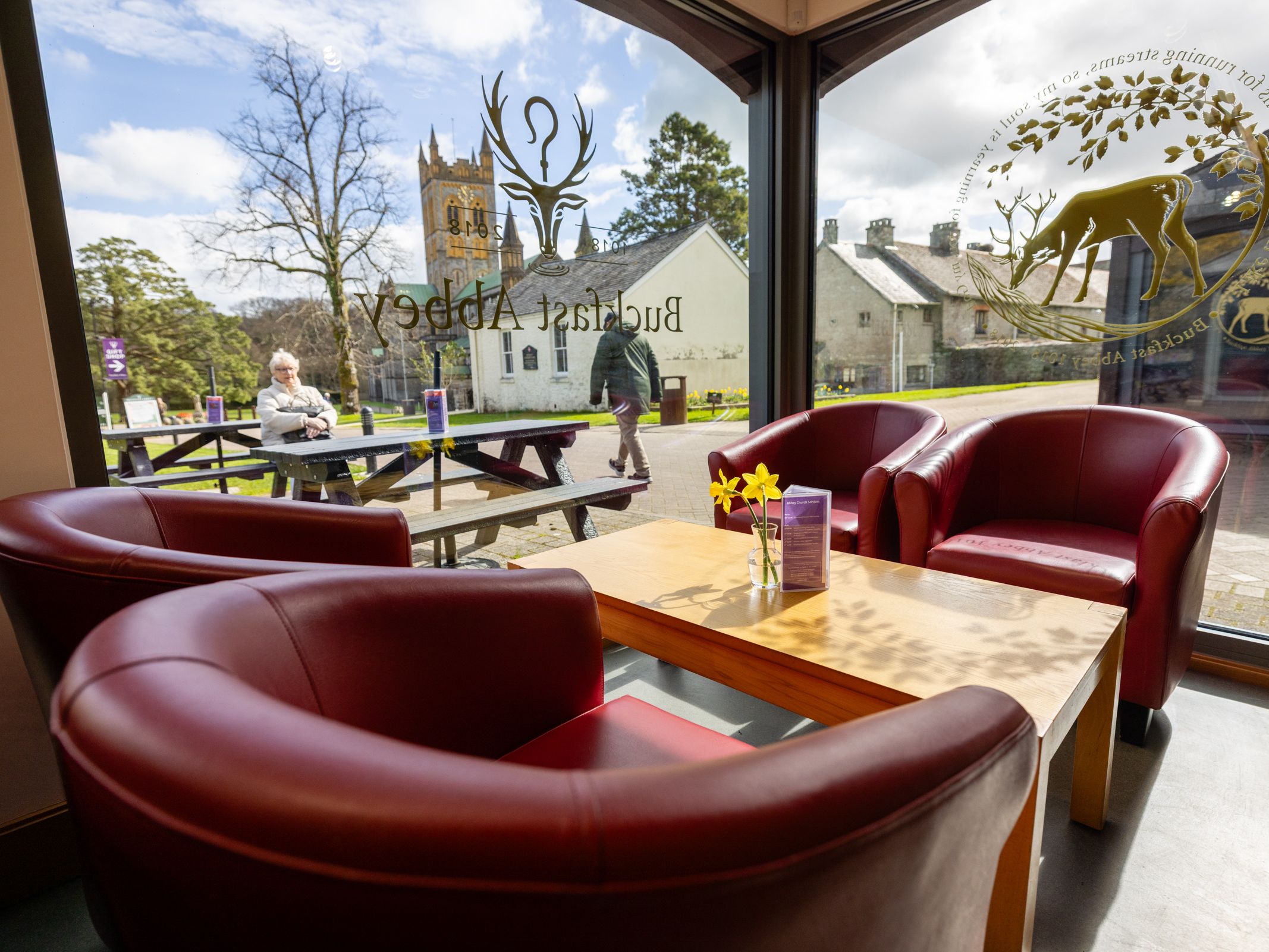 Buckfast Abbey Abbot's Way Cafe Window seats