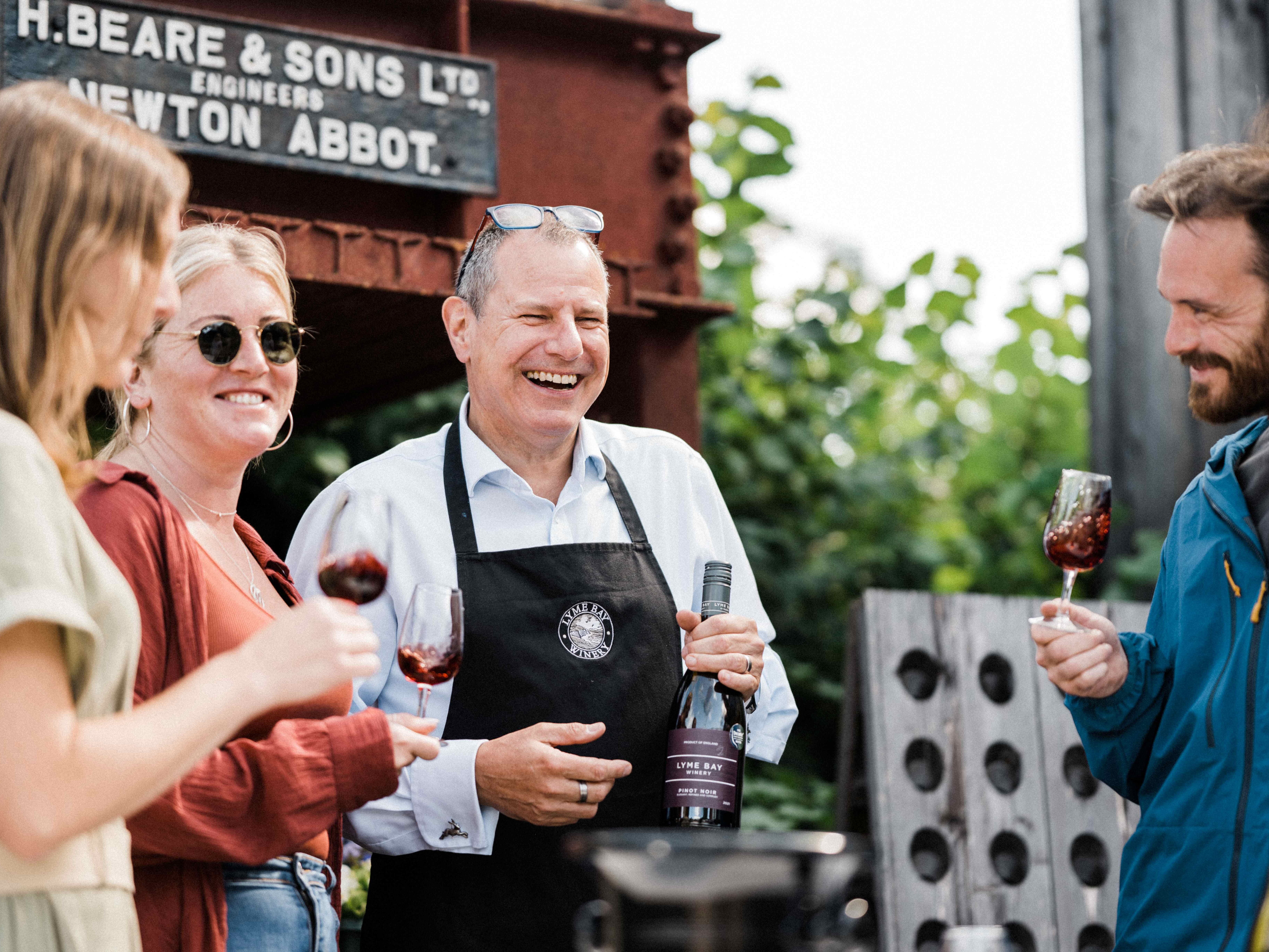 Lyme Bay Winery tasting event