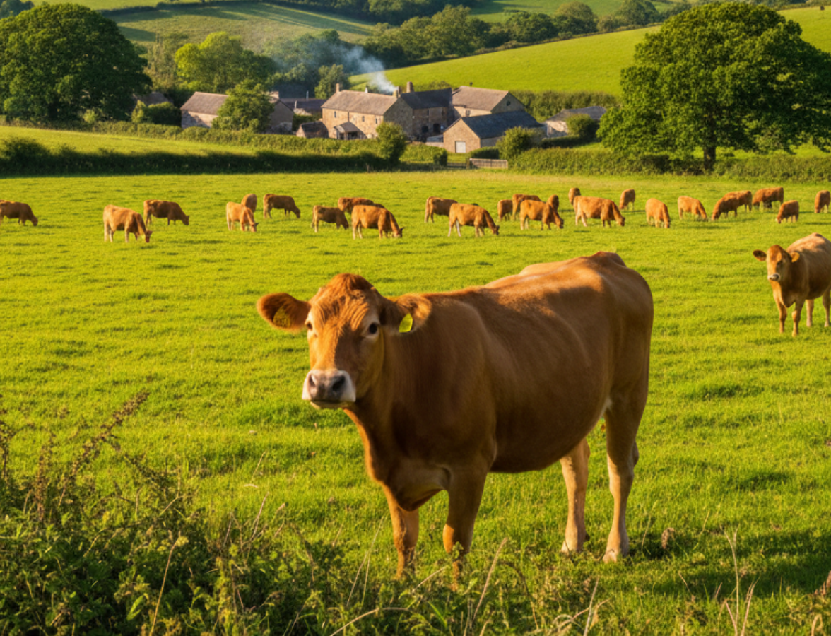 Langage Farm cows