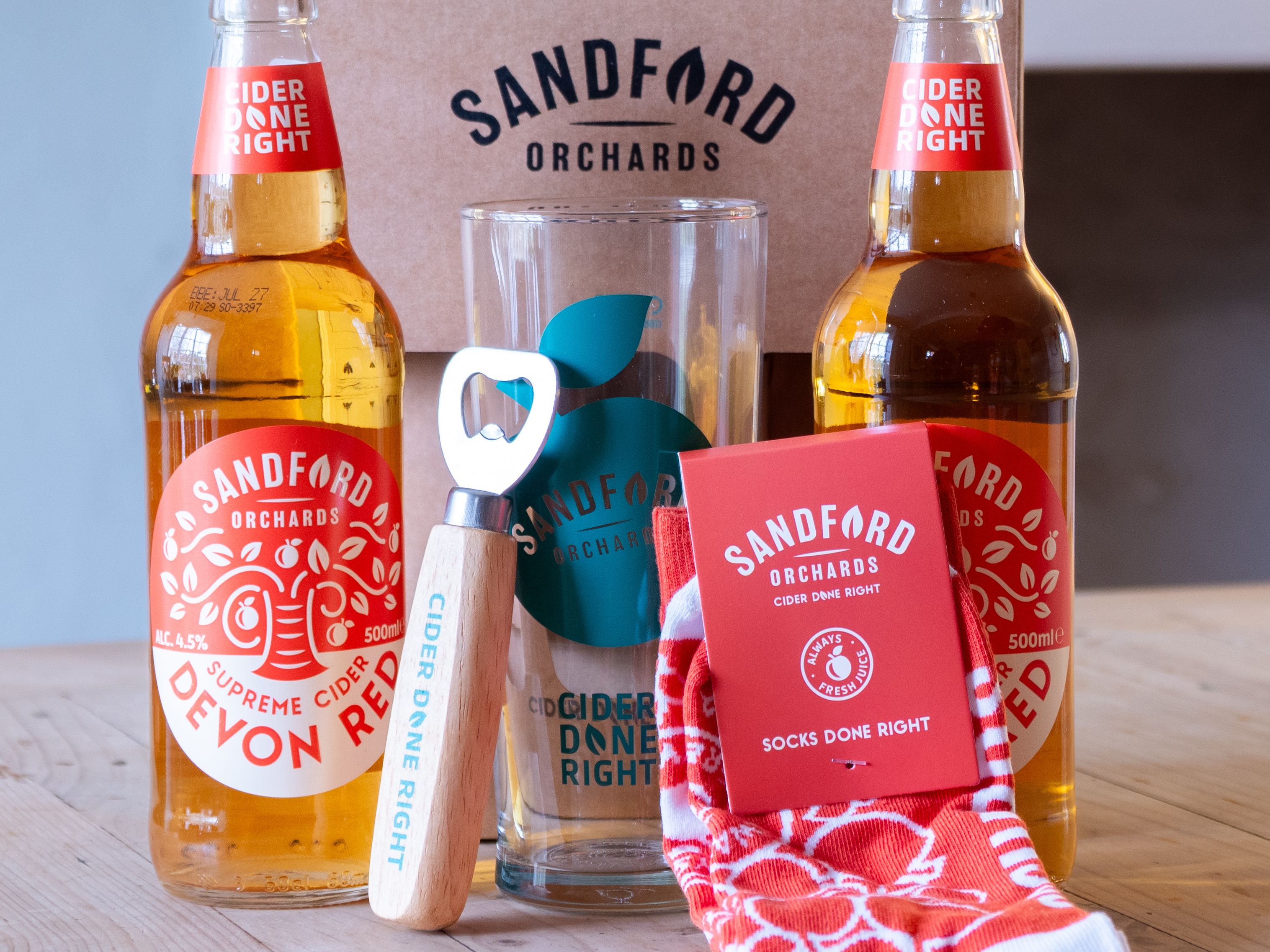 sandford orchards Devon Red cider gift pack £18.65