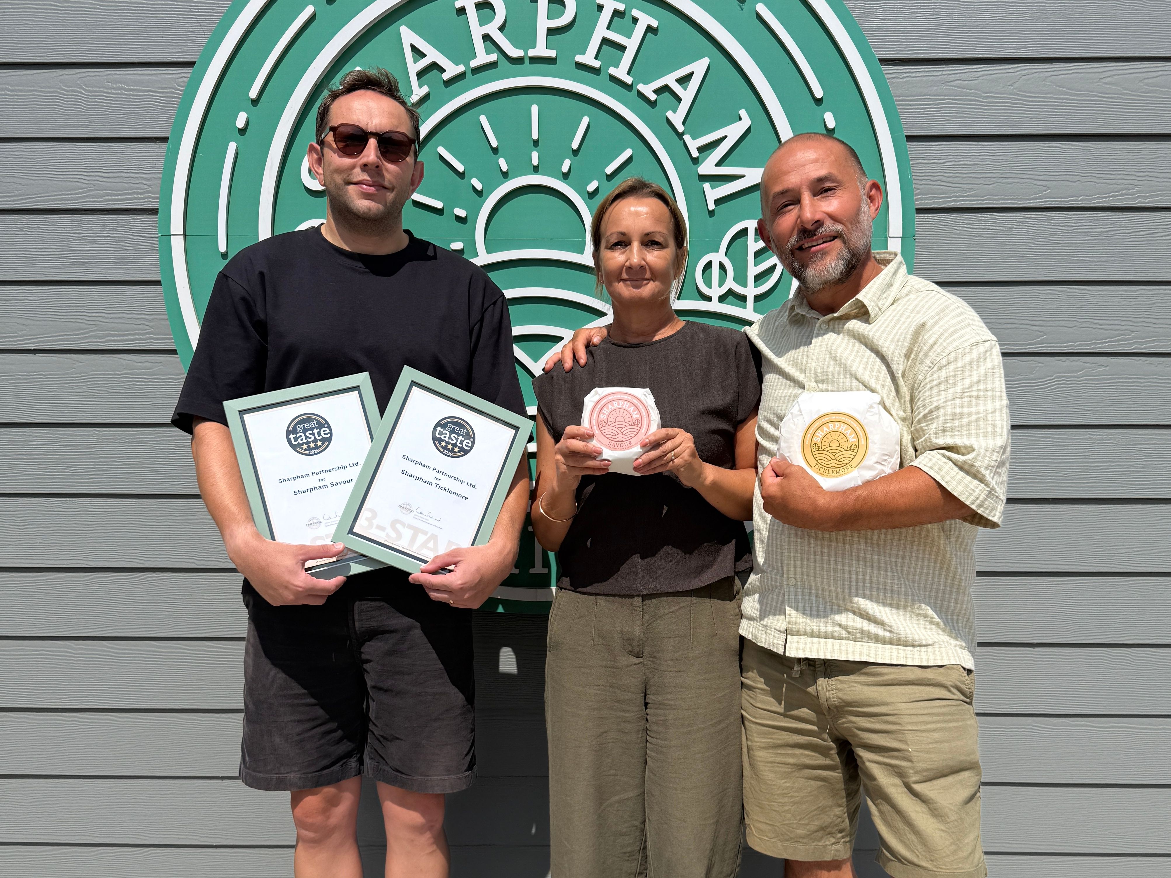 Sharpham Dairy Great Taste 3-star cheeses