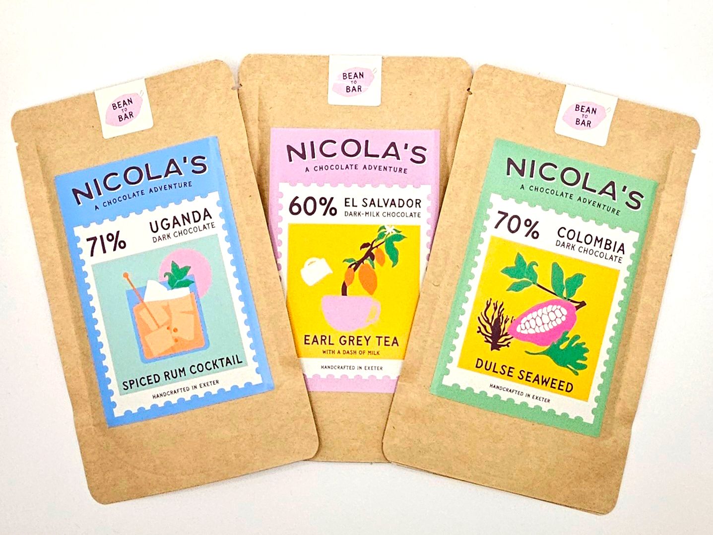 Nicola's Chocolate bars