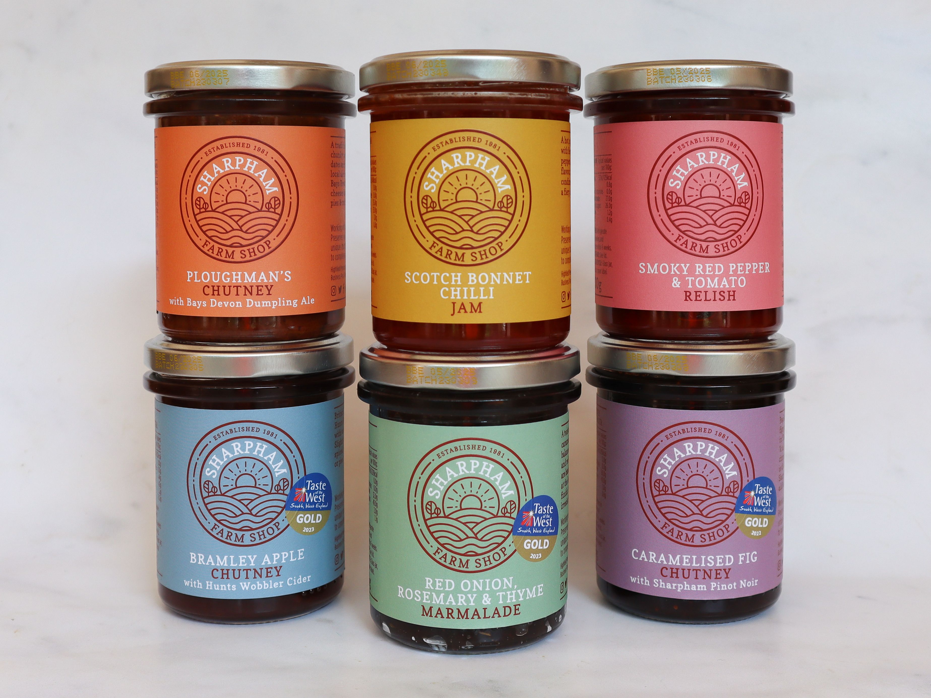 Sharpham Chutneys Range