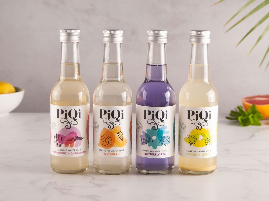 Piqi Water Kefir bottle range