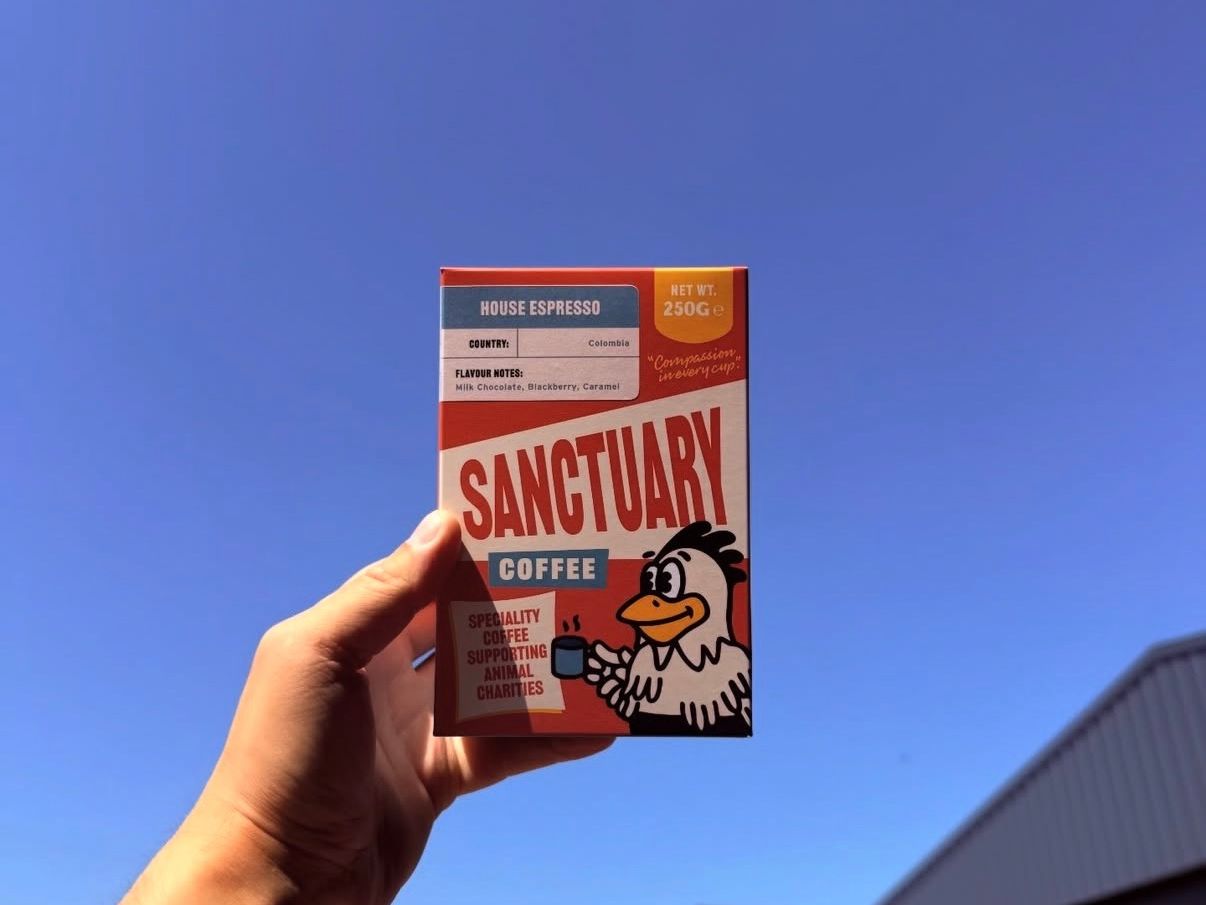 Sanctuary Coffee packaging