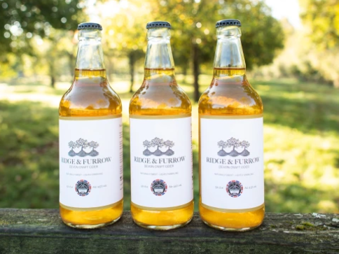 Ridge & Furrow Cider bottles