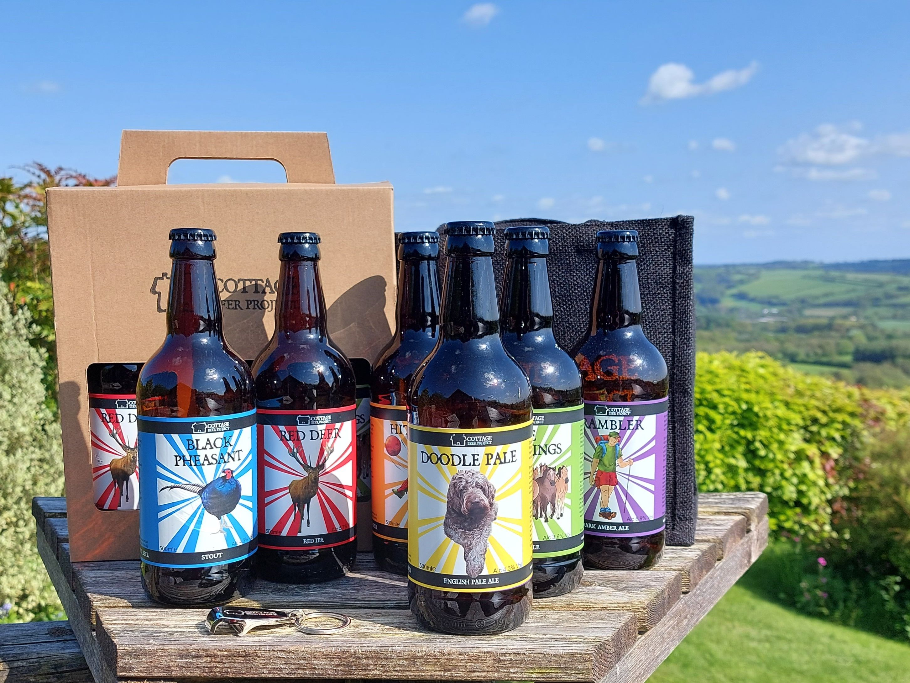 cottage beer project range of bottled beers