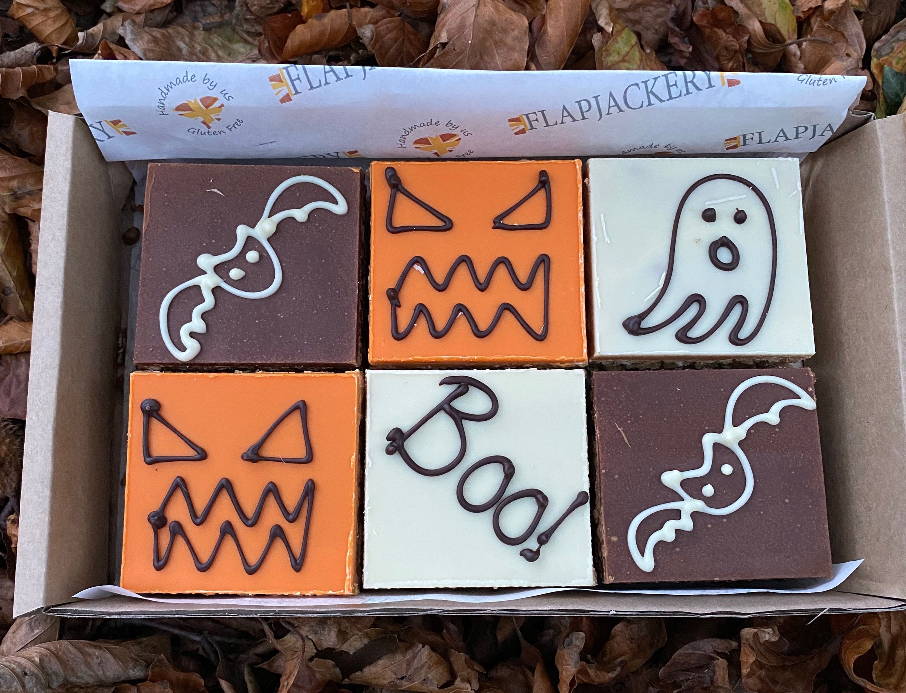 Flapjackery Halloween flapjacks box