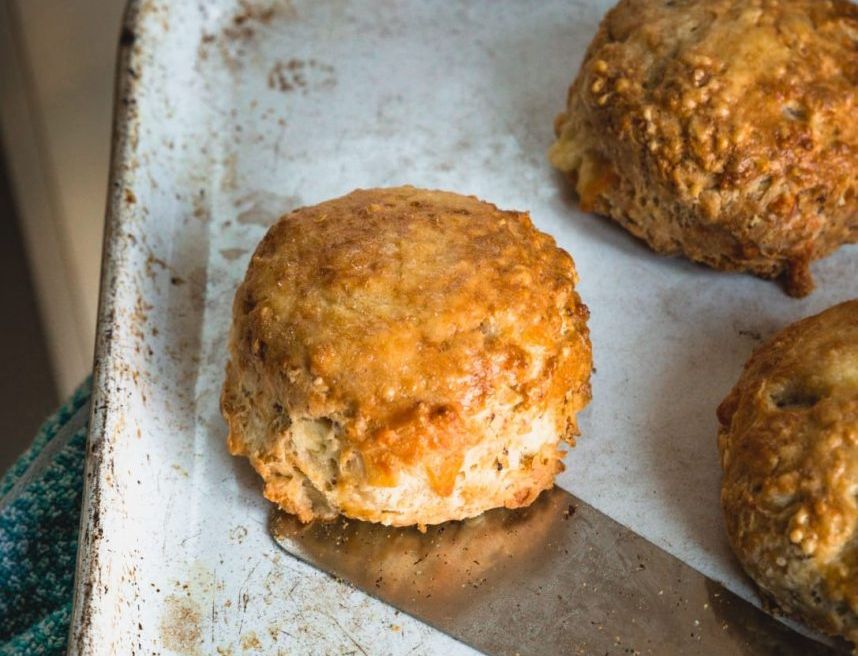 Scones with Rustic Chives - Food Drink Devon