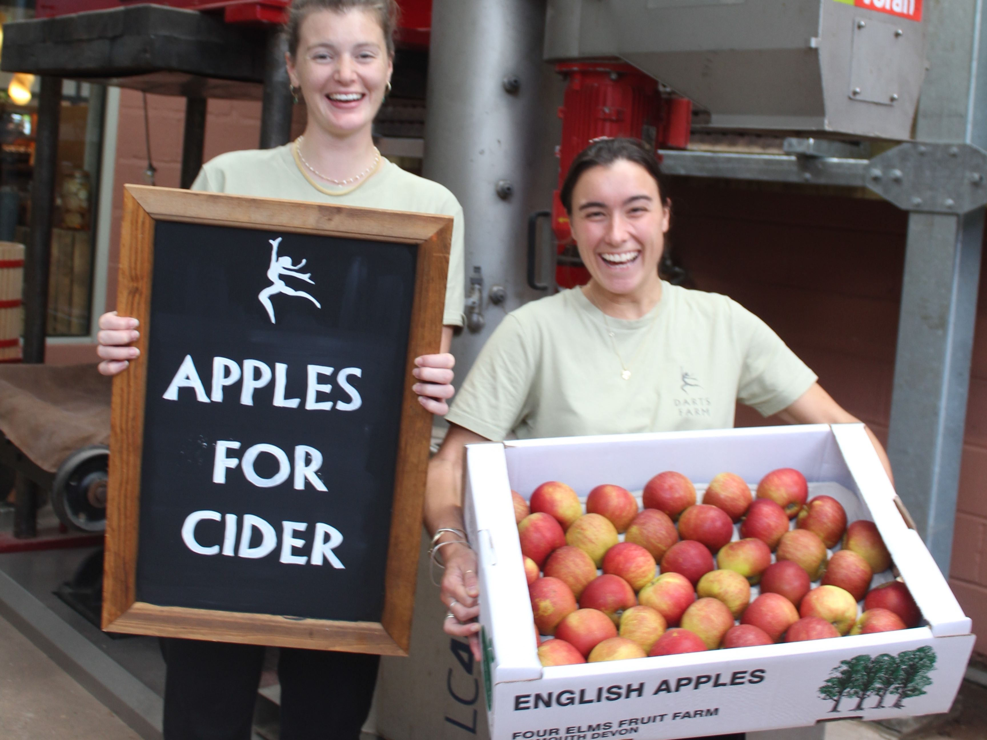 Darts Farm apples for cider
