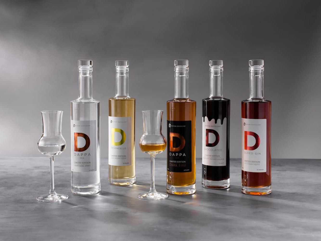 Devon Distillery range
