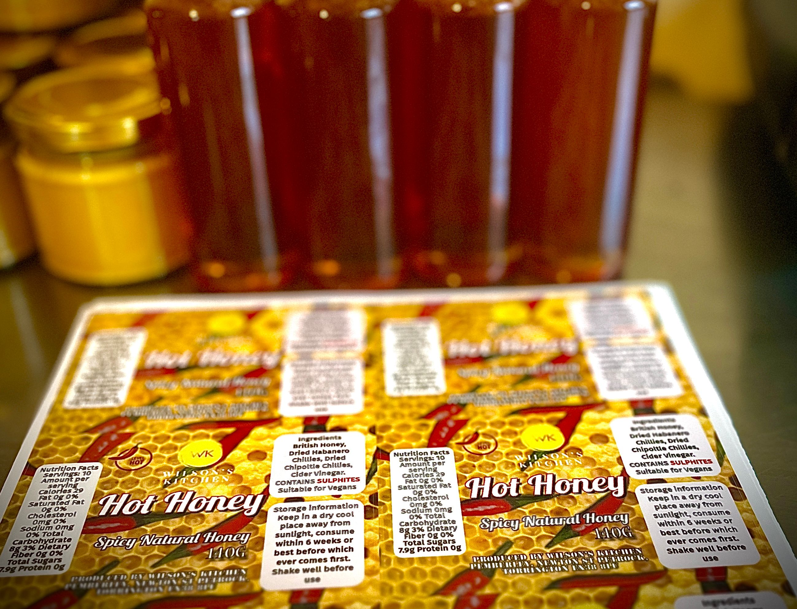 Wilsons Kitchen Hot Honey