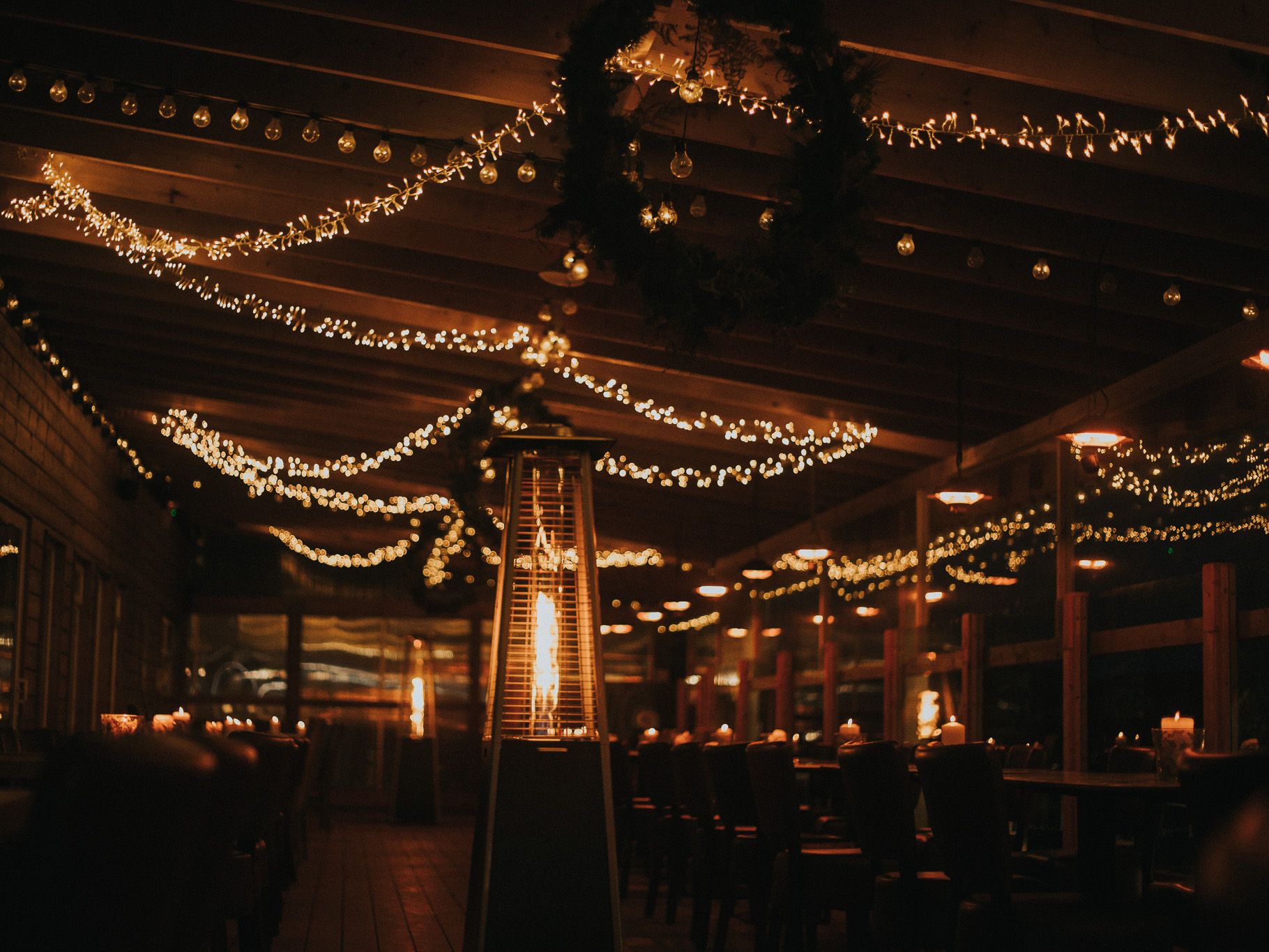 Greendale Farm Shop outside decking