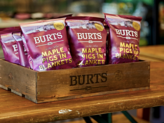 Burts Maple Pigs in Blankets crisps