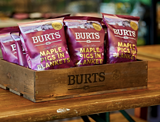 Burts Maple Pigs in Blankets crisps